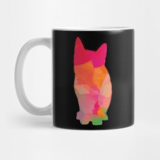 watercolor cat Mug